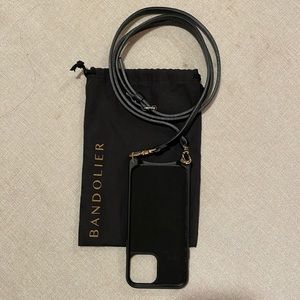 Bandolier Pebble Leather Crossbody IPhone 12/12Pro